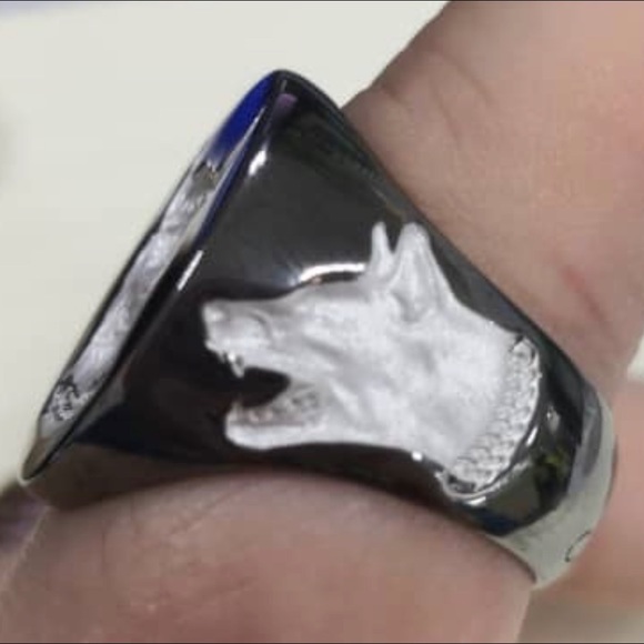 14k Gold Moissanite Snake Dragon Ring - Picture 17 of 17